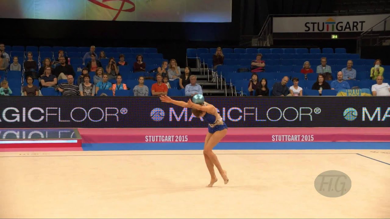 Mariya MATEVA (BUL) 2015 Rhythmic Worlds Stuttgart - Qualifications Ball