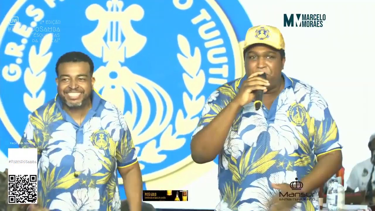 Celsinho Mody e Carlos Jr cantam sambas do Paraíso do Tuiuti