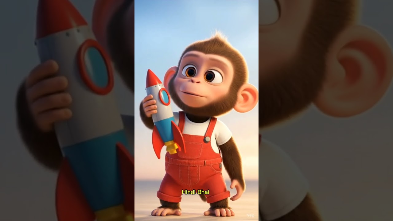 The Baby Monkey's Special Gift for His Best Friend! 🐒🚀 😊