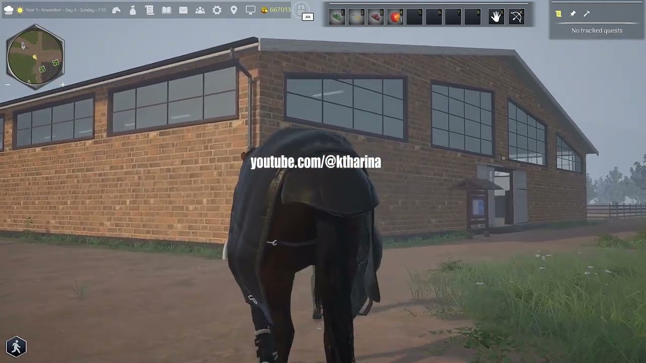 Let´s Play Unbridled that horse game‬ - Indoor training with MilkyWay