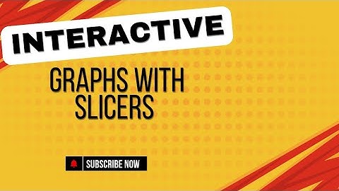 Interactive Graphs with Slicers in MS Excel | Enhance Your Data Visualization!