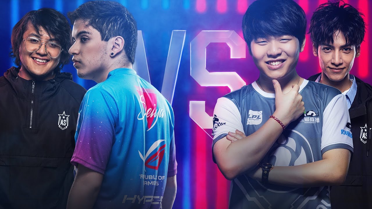 lol esports br assista ao vivo All-Star 2018 - Reubenmaster e Seiya (LAN) vs (CN) Yunxi Luo e Rookie - (2x2)