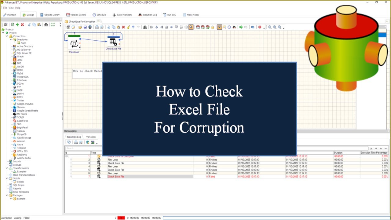 Learn How To Check Excel File For Corruption | Advanced ETL Processor ...