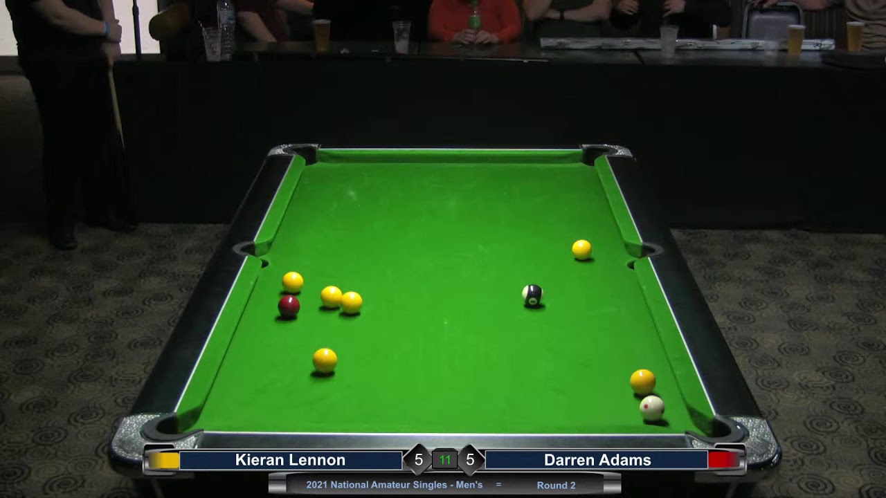 2021 National Men's Singles Round 2 - Kieran Lennon v Darren Adams