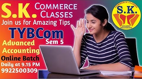 TY Online Class 2023-24 | SK Commerce Classes |