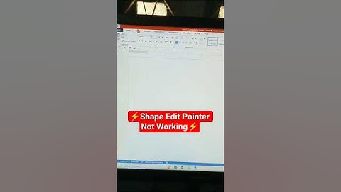 Ms Word Shape Edit Not Working #msword #tips #computer #shorts #shortvideo
