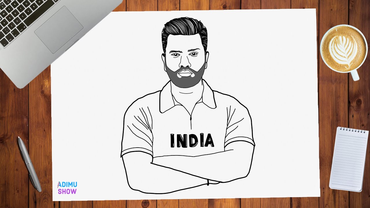 My wonderful friend Dhaval asked me to draw Ben Stokes as it's the ICC... |  TikTok
