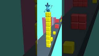 oggy stack cube surf #short video game screenshot 1