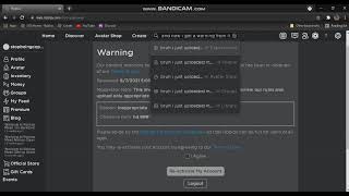 I got warning from roblox for uploading a decal