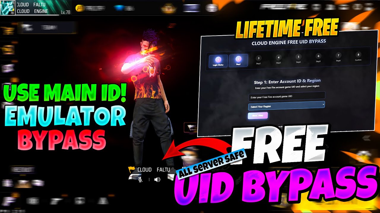 FREE UID BYPASS | FREE EMULATOR BYPASS | BYPASS FOR INDIA | EMULATOR BYPASS | BYPASS FOR MAIN ID