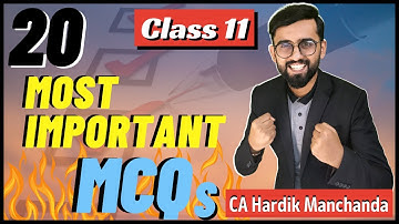 MCQ practice for Class 11-Term 1 Accounts || MCQ series | Conceptual clarity || Revision-Class 11 ||