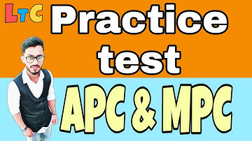#21 Practice test of APC and MPC | by Hardev Thakur