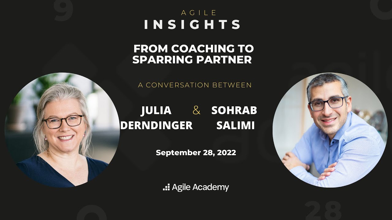 From coaching to sparring partner -  (Julia Derndinger in conversation with Sohrab Salimi)