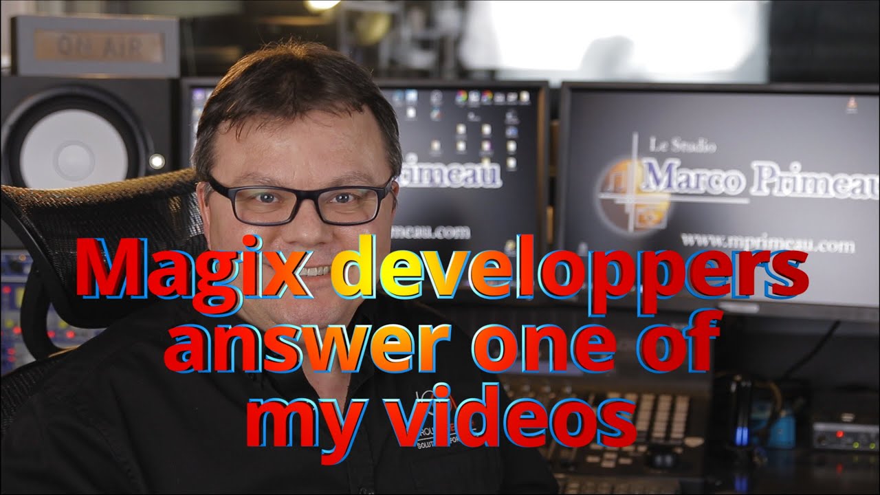 Magix developers answer one of my videos (CoreFx suite)