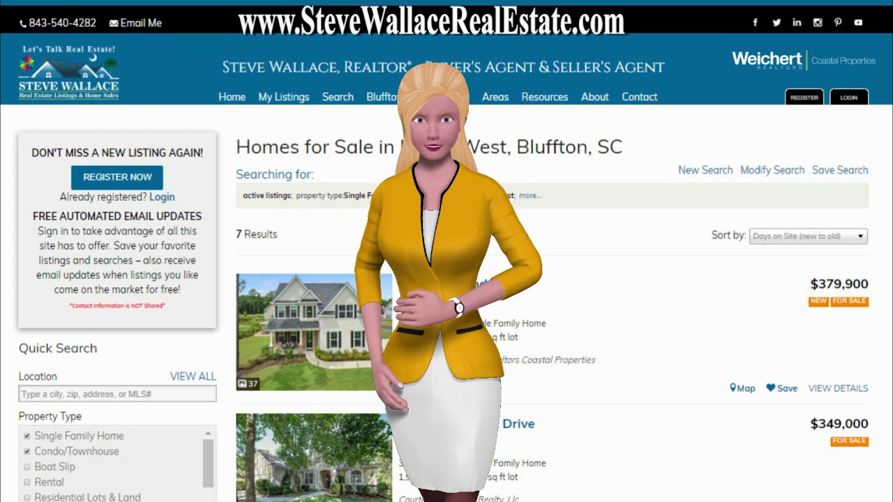 Island West homes for sale in Bluffton, South Carolina YouTube