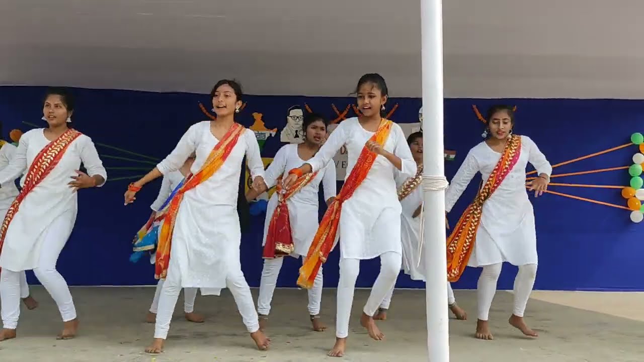 #Group_dance #Mera_bharat ki Beti #DAV Public School #viralvideo