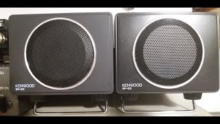 Fitting insulation material into Kenwood SP-23 loudspeaker - YouTube
