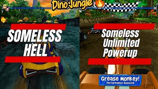 SOMELESS Unlimited Powerup vs Someless Hell Version in Dino Jungle 🔥😈