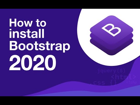 Bootstrap 👉 How to install 💻 Quick guide - YouTube
