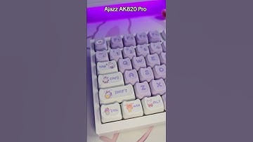 Switching It Up: Ajazz AK820 Pro Keycaps Transformation - ASMR Delight.