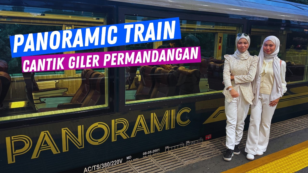 Laluan Kereta Api Paling Cantik di Indonesia? | Bandung–Jakarta Panoramic Train #jakarta #bandung
