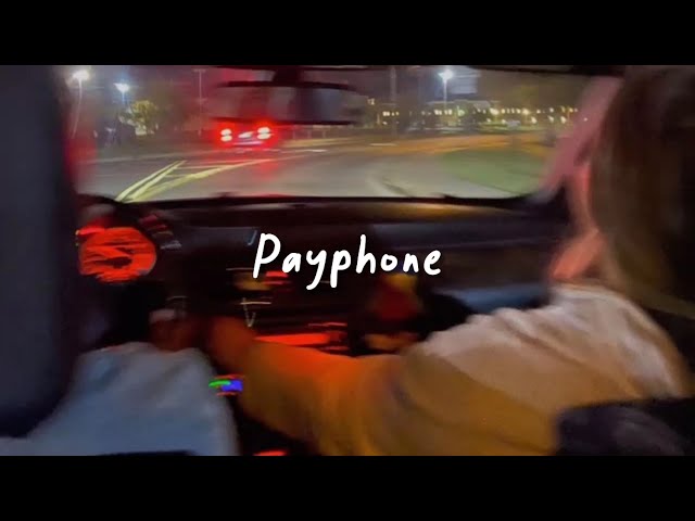 payphone (slowed reverb + lyrics) class=