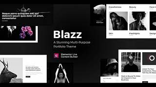 Blazz - Creative Multi-Concept Portfolio WordPress Theme | Themeforest Website Templates and Themes