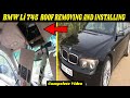 REMOVING BMW 745 LI ROOF AND INSTALING NEW ROOF | BMW 745 Li | MDH Upholstery