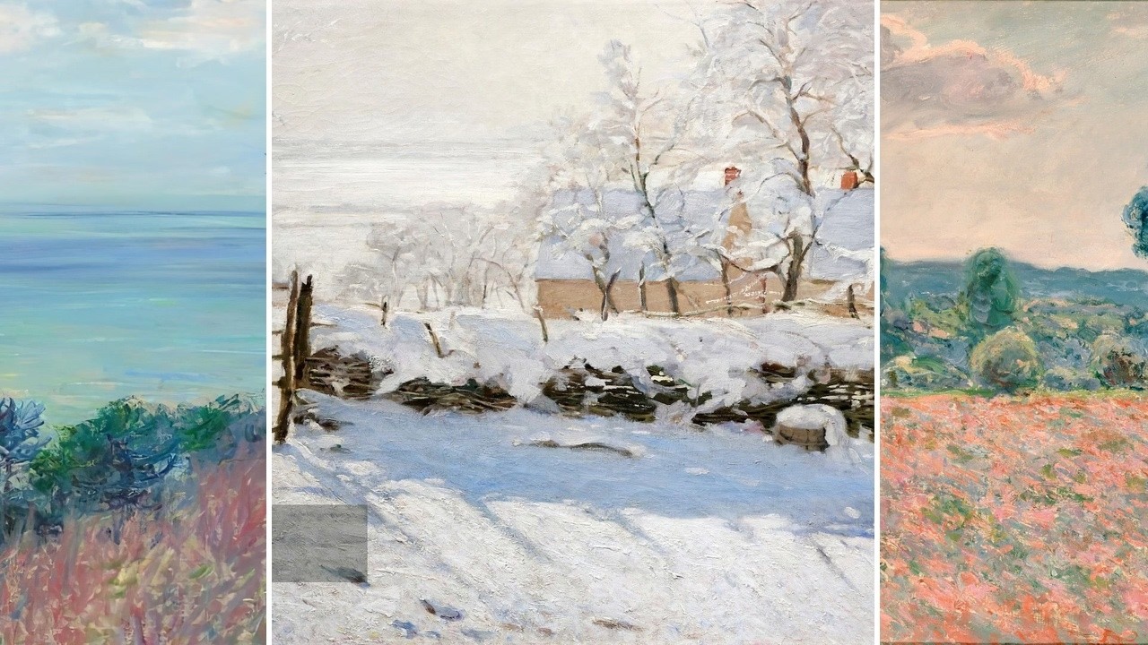 Claude Monet TV — Silent Art Gallery · September 10 Afternoon | The magpie & others