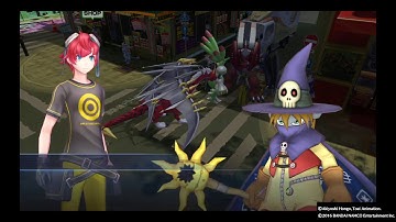 DIGIMON STORY CYBER SLEUTH Wizardmon Side Boss Fight
