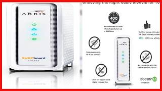 ARRIS Cable Modem Reliable High Speed Internet for Comcast Xfinity, Spectrum, Cox & More
