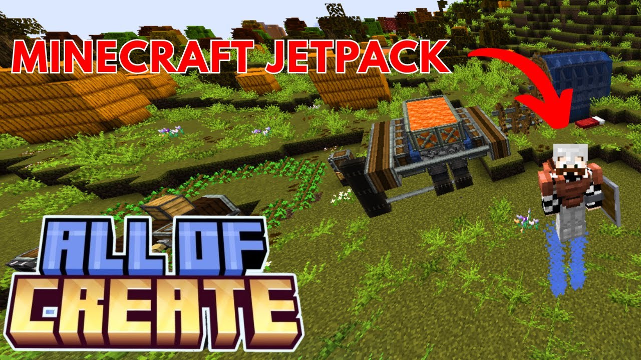 All of Create Modded Minecraft Lets play - Jetpacks & Farms - YouTube