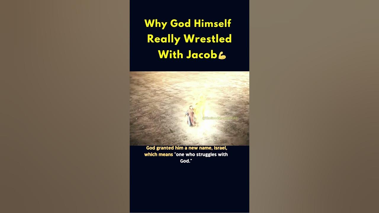 Why God Himself REALLY Wrestled With Jacob 😱💪🤯#shorts #youtube #catholic #bible #jacob #fypシ