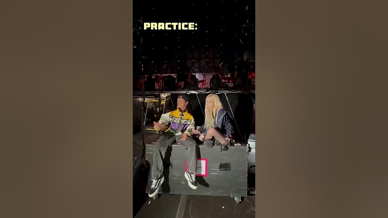 Rose Apt 💗| Practice vs  At stage |#like #brunomars #rosé #vs #music #viral #blackpinkxrollingstone