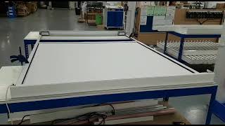 Zip Roof Lantern Blind being factory tested