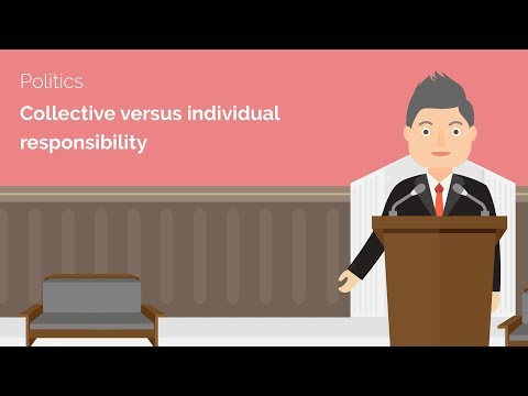 Collective & Individual Responsibility - A-level Politics Revision Video - Study Rocket