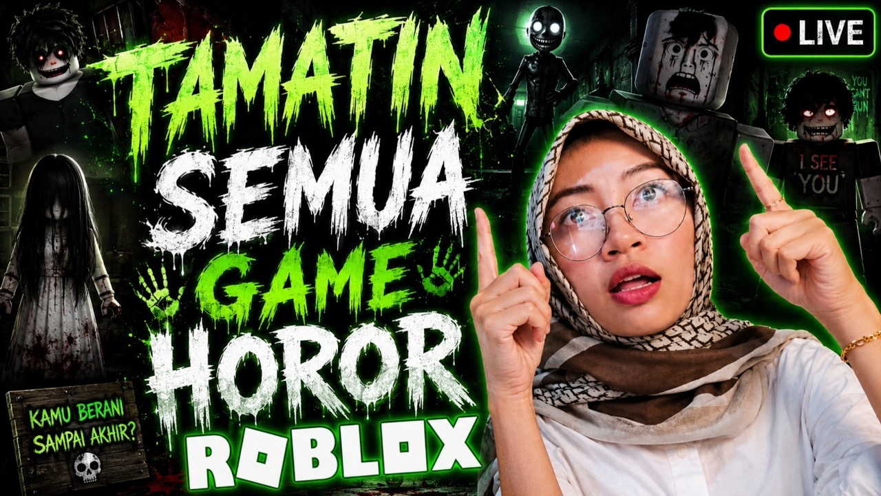 LIVE streaming gameplay mabar tamatin bareng semua game horor roblox #roblox #shorts #gaming #horror