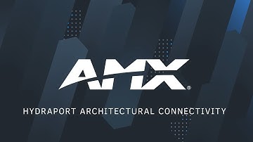 AMX HydraPort Architectural Connectivity | Product Overview
