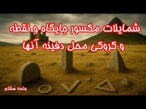 رمز بزرگ شمایلات جایگاه و نقطه در دفینه یابی جلسه هشتم اسرار دفینه یابی