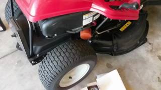 How to change your Troybilt TB30R oil