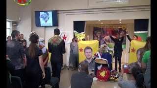Australian YPG Fighter Ashley Johnstons Funeral Service