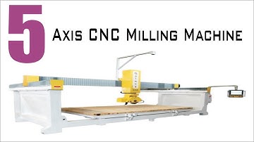 OMC 5 axis quartz CNC milling cutting machine