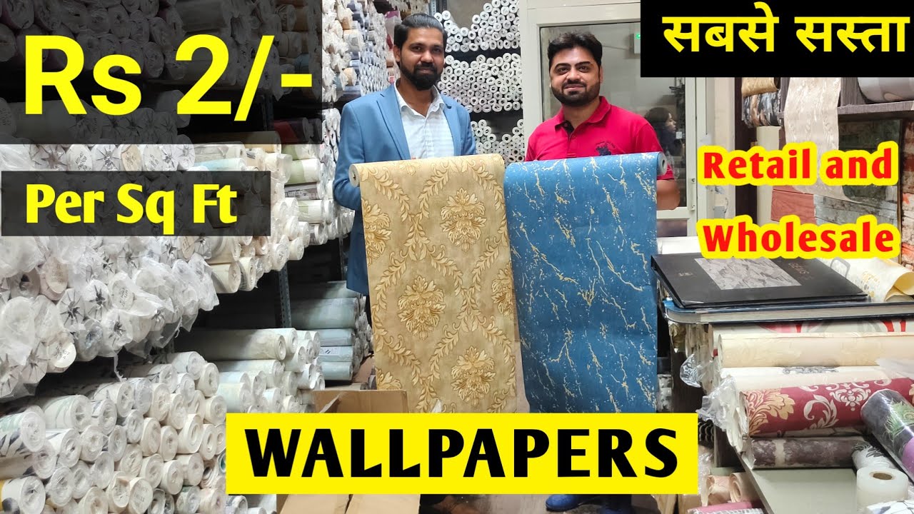 Cheapest Wallpaper in Delhi 3D, 5D Wallpaper Available Self
