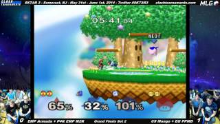 SKTAR 3 - P4K EMP Mew2King + EMP Armada vs EG PPMD + C9 Mango - Grand Finals Set 2 - SSBM