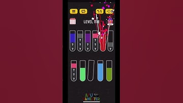 Water Sort puzzle level 1118 | AYU Gamester #shorts