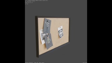 Modeling May 2021 - 6 : Corkboard
