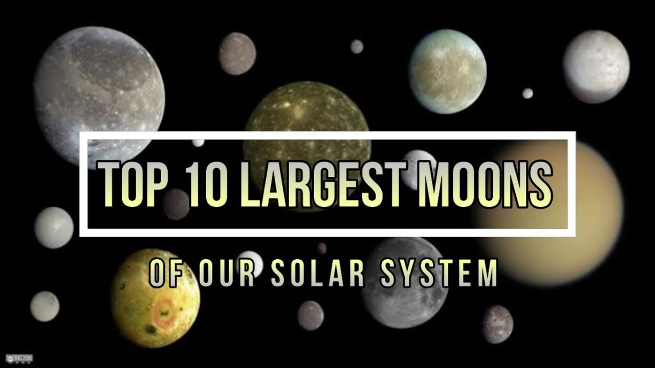 TOP 10 LARGEST MOONS OF OUR SOLAR SYSTEM YouTube