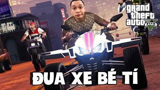 (GTA V MixiCity #58) Giải đua xe siêu bé tí, Mini game đạp xe qua cầu thử tài cư dân MixiCity.