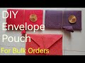 Diy envelope pouch  khan pouch making at home giftideas envelopemaking sewwithmadhavi