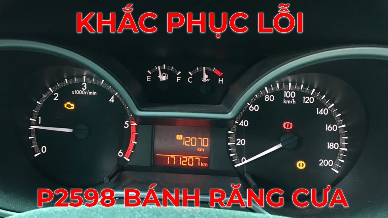 Khắc phục lỗi bánh răng cưa P2598 Turbocharger Boost Control bằng Autel ms909 YouTube